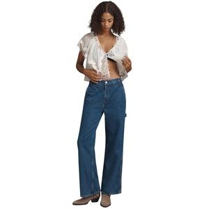 Reformation Diego Mid Rise Baggy Utility Jeans